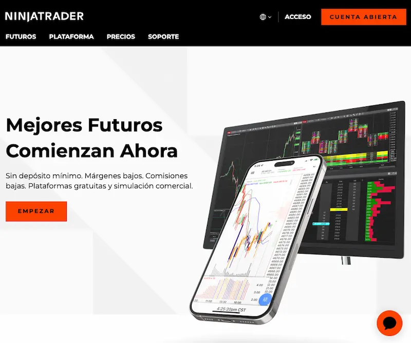 NinjaTrader opiniones de la plataforma de trading