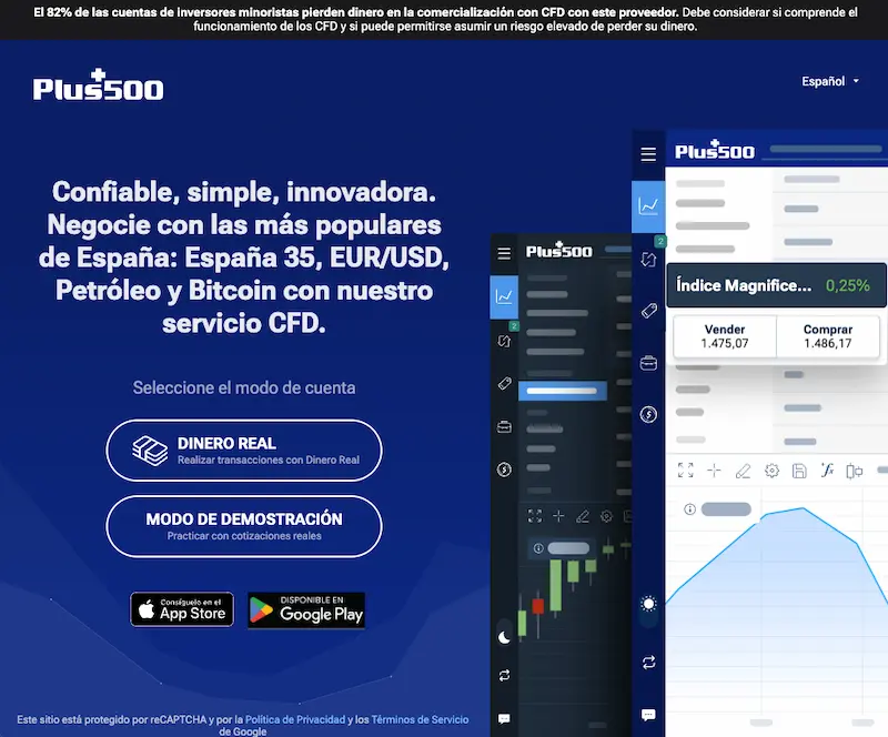 WebTrader Plus500 opiniones de la plataforma de trading
